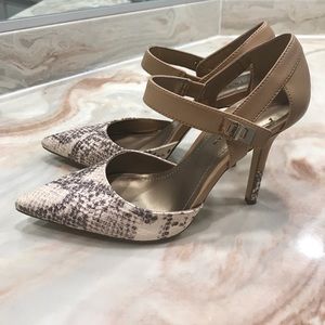 Snake Skin BCBG Pumps
